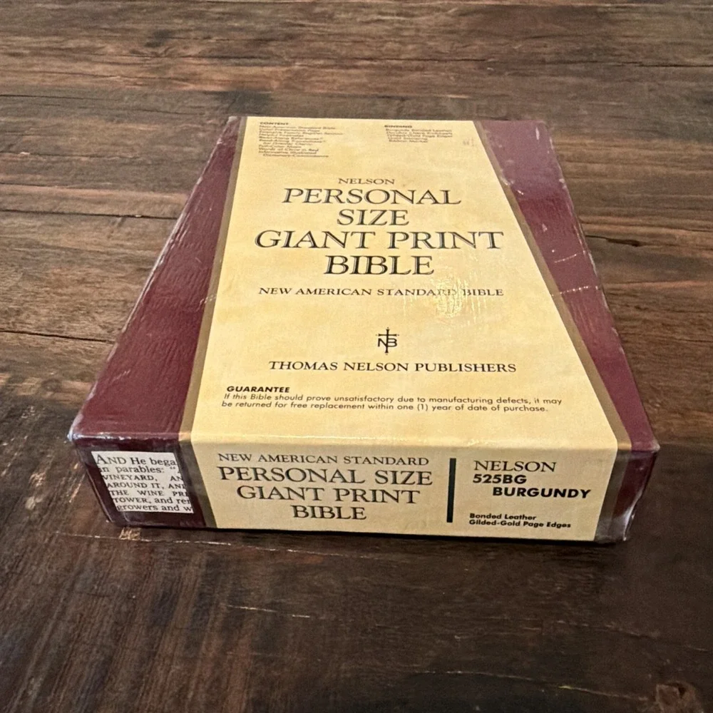 NELSON GIANT PRINT REFERENCE BIBLE / BURGANDY LEATHERFLEX / RED LETTER EDITION